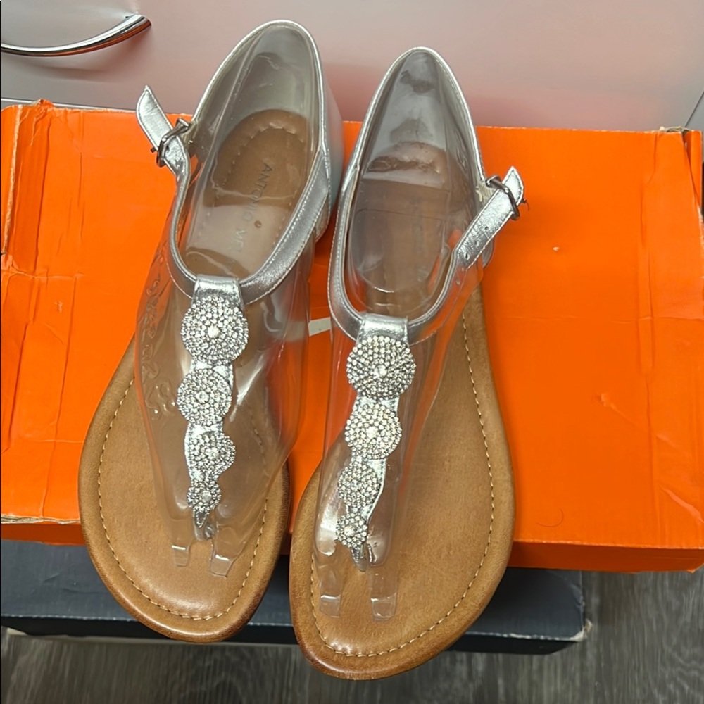 Antonio Melani Women's Silver Sandals
